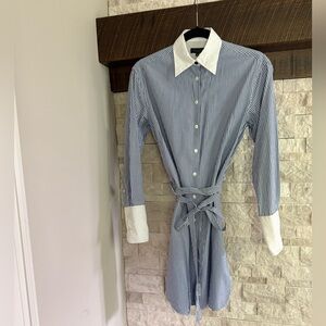 Rag & Bone Blue Striped shirt dress Size XXS (fits like a S)